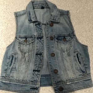 American Eagle Denim Vest